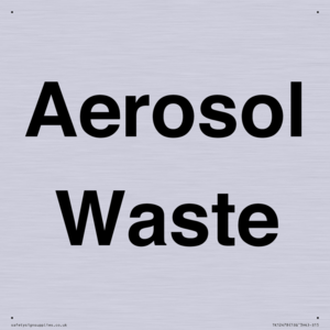 Aerosol Waste